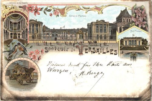 Souvenir de Versailles - Litho