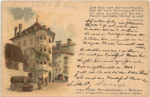 Das Batzenhäusl in Bozen