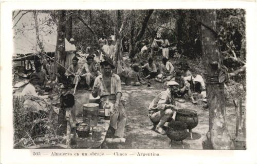 Argentina - Chaco - Almuerzo en un obraje