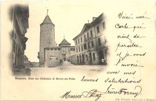 Romont - Rue du Chateau