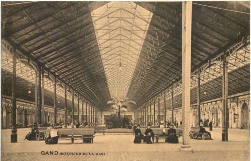 Gand - Interieur de la Gare