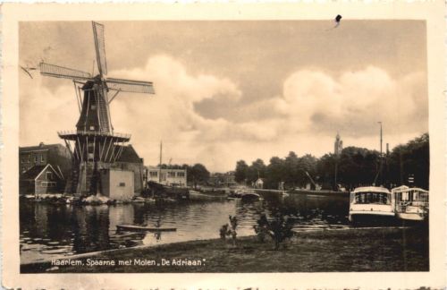 Haarlem - Spaarne met Molen