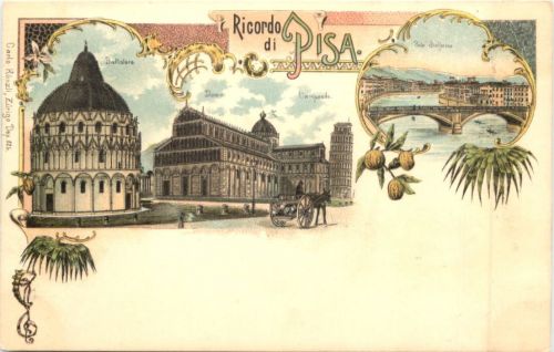Ricordo di Pisa - Litho