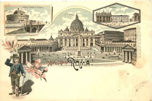 Ricordo di Roma - Litho