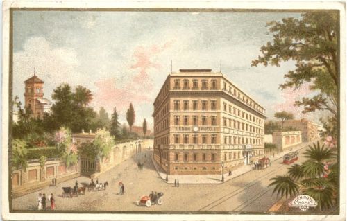 Roma - Eden Hotel - Litho