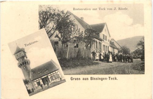 Gruss aus Bissingen - Teck - Restauration zur Teck