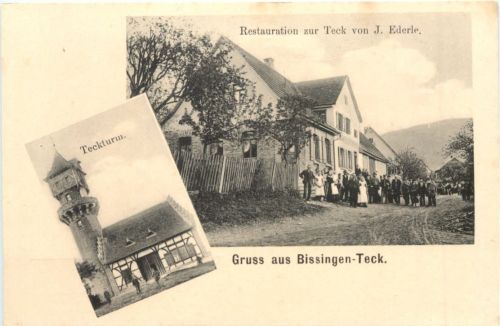 Gruss aus Bissingen - Teck - Restauration zur Teck