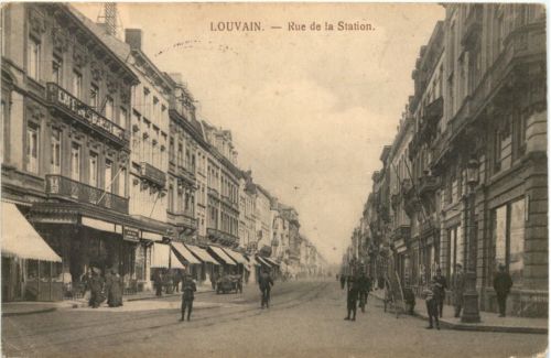 Louvain - Rue de la Station - Feldpost