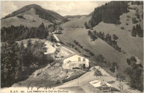 Les Avants et le Col de Sonloup