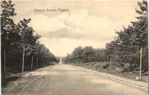 Strasse Rethel - Tagnon - Feldpost