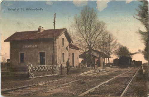 Bahnhof St. Hillaiare le Petit - Feldpost