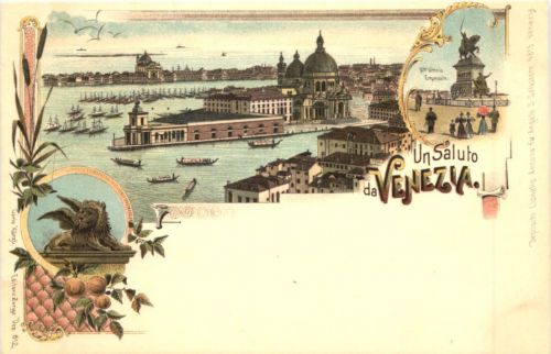 Un Saluto da Venezia- Litho