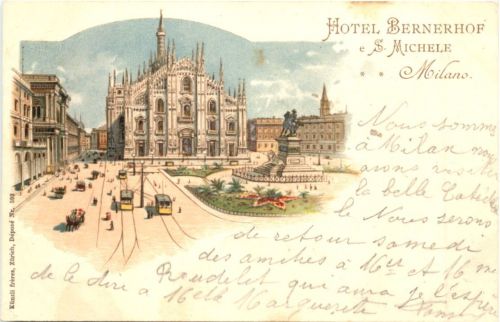 Milano - Hotel Bernerhof - Litho