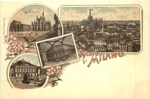 Ricodo di Milano - Litho