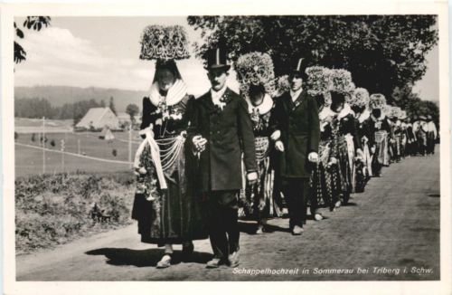 Schäppelhochzeit in Sommerau bei Triberg