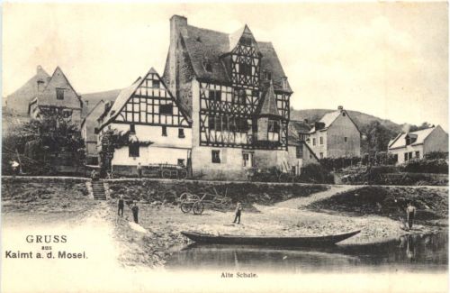 Gruss aus Kaimt an der Mosel - Alte Schule