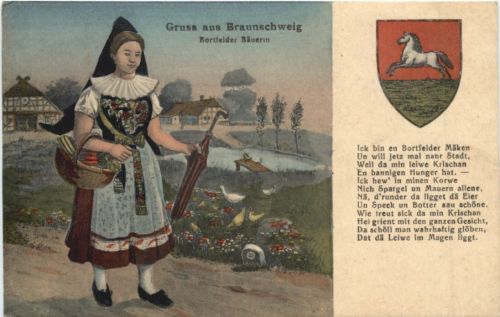 Gruss aus Braunschweig - Bortfelder Bäuerin