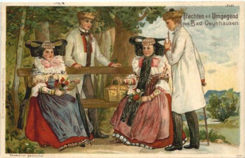 Trachten von Bad Qeynhausen - Litho