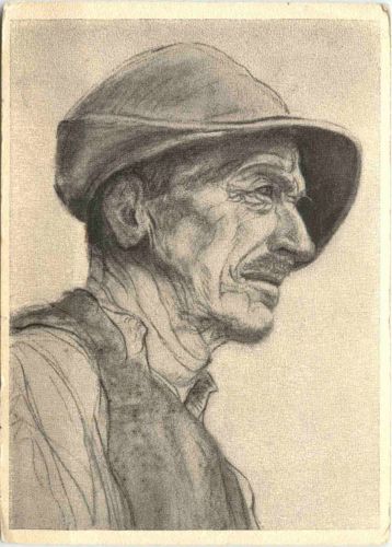 Künstler Ak Peter Robert - Bauer