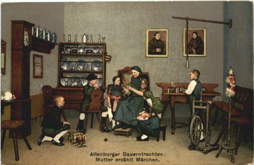 Altenburger Bauerntrachten - Mutter erzählt Märchen