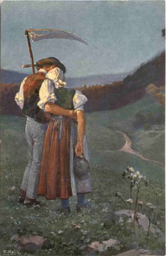 Künstler Ak Fr. Reiss - Schwarzwädler Leben