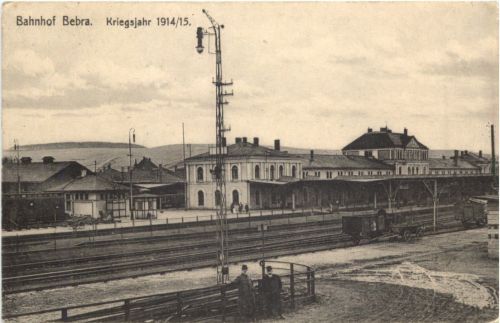 Bahnhof Bebra - Kriegsjahr 1914/15