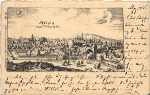 Alzey nach Merian 1640