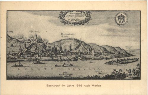 Bacharach am Rhein im Jahre 1646