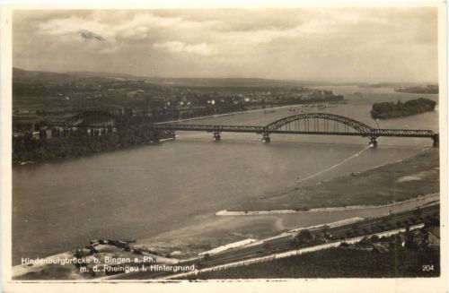 Hindenburgbrücke bei Bingen am Rhein