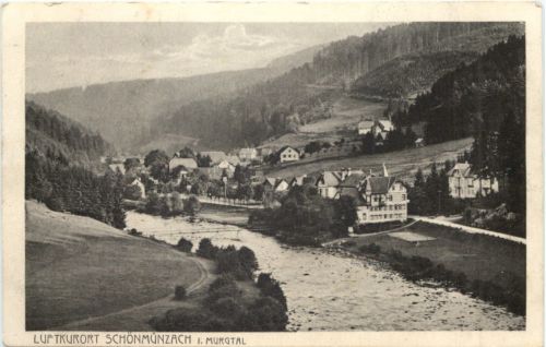 Schönmünzach im Murgtal