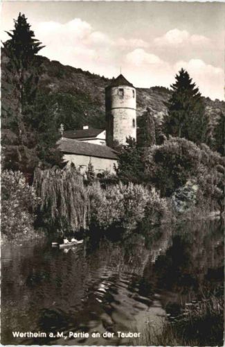 Wertheim a. M. Partie an der Tauber