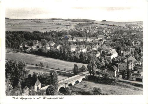 Bad Mergentheim mit Wolfgangsbrücke