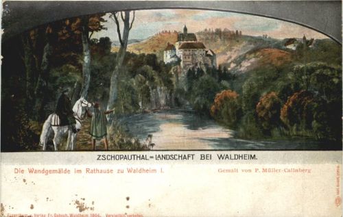 Zschopauthal - Landschaft bei Waldheim