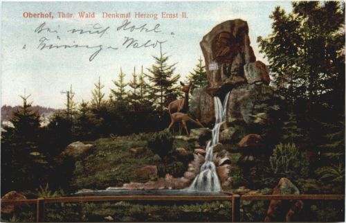 Oberhof - Denkmal Herzog Ernst II