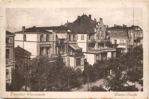Ostseebad Warnemünde - Blücher Strasse