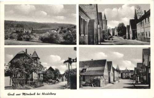 Gruss aus Mönchzell bei Heidelberg - Meckesheim