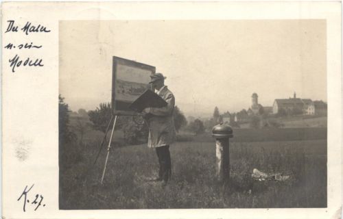 Sinsheim - Der Maler und sein Motiv
