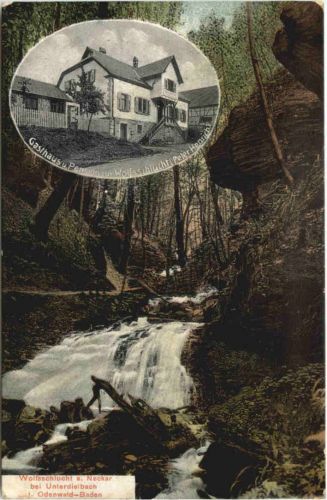 Wolfsschlucht am Neckar bei Unterdielbach - Eberbach
