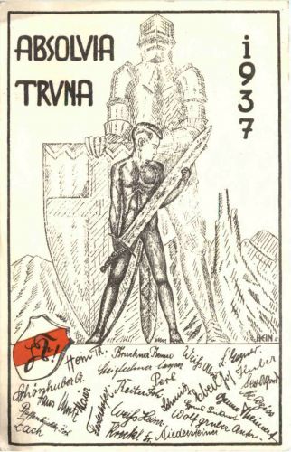 Trauenstein - Absolvia Truna 1937 - Studentika