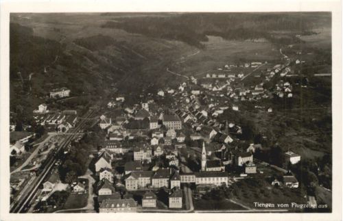 Tiengen vom Flugzeug