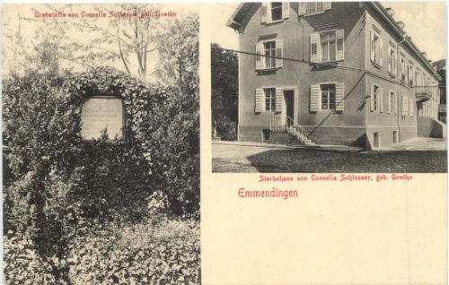 Emmendingen - Sterbehaus von Cornelia Schlosser