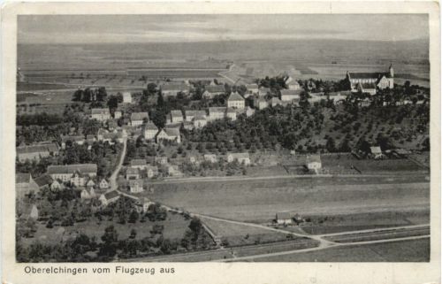 Oberelchingen vom Flugzeug aus