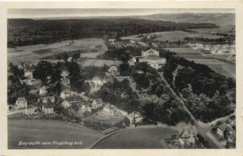 Bayreuth vom Flugzeug aus
