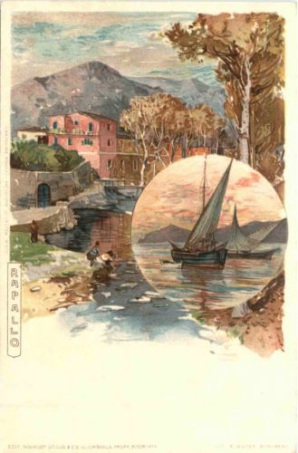 Rapallo Künstler Ak Manuel Wielandt - Litho