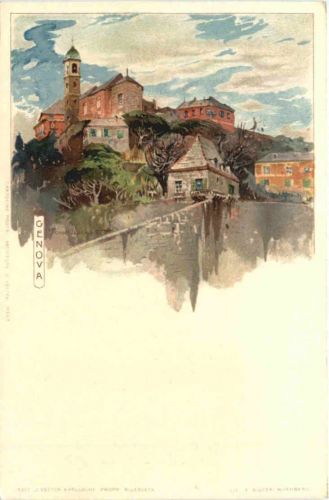 Genova Künstler Ak Manuel Wielandt - Litho