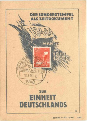 Kaltennordheim - Einheit Deutschland 1948
