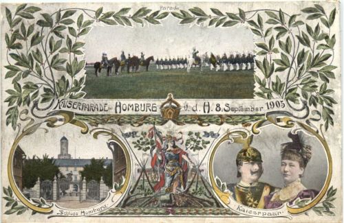 Kaiserparade bei Homburg 1905