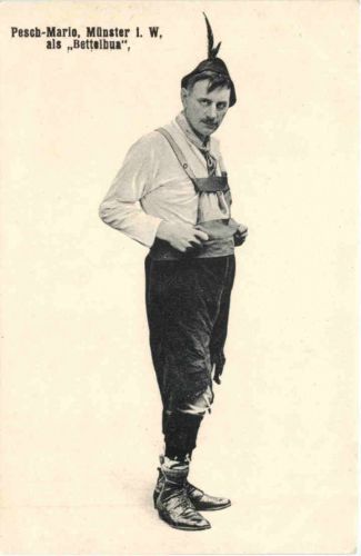 Münster in Westfalen - Pesch-Mario als Bettelbua