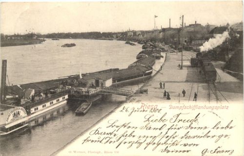 Riesa - Dampfschifflandungsplatz