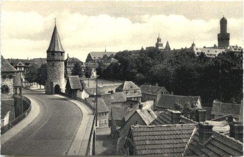 Homburg v. d. H. - Blick zum Schloss